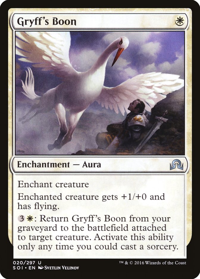 Magic the Gathering Card - Gryff's Boon - MTG Circle