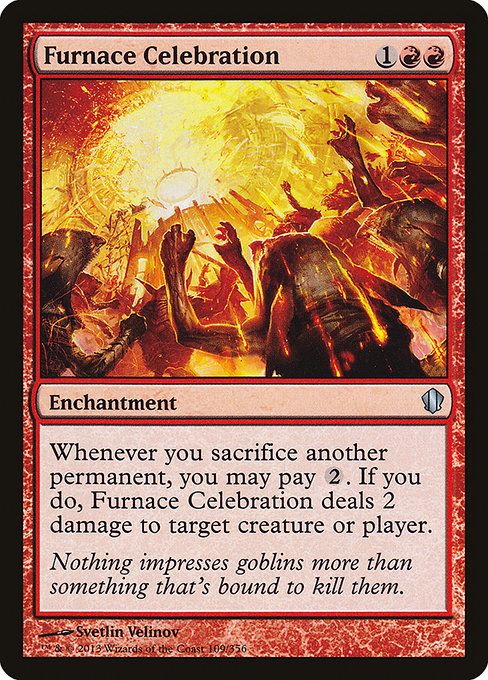 Magic the Gathering Card - Furnace Celebration - MTG Circle