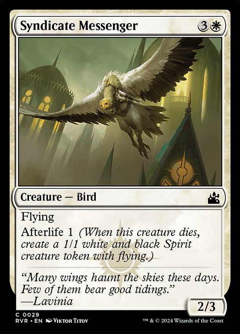 Magic the Gathering Card - Syndicate Messenger - MTG Circle