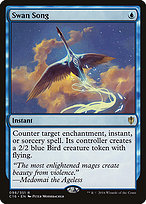 Magic the Gathering Card - Swan Song - MTG Circle