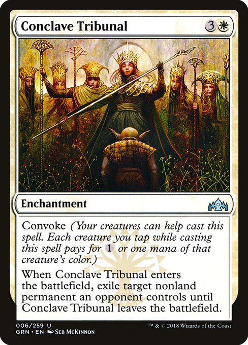 Magic the Gathering Card - Conclave Tribunal - MTG Circle