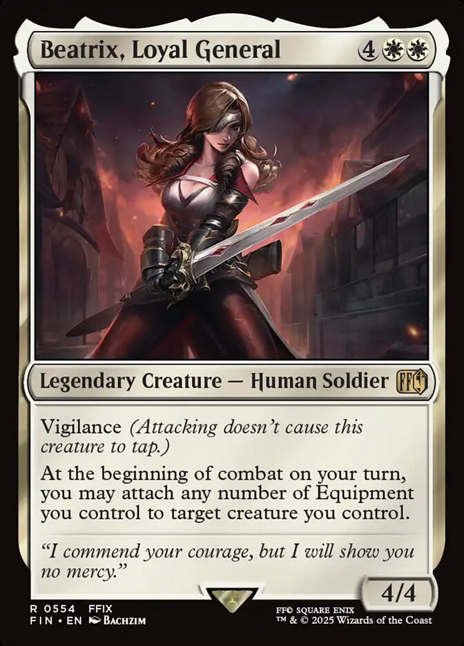 Magic the Gathering Card - Beatrix, Loyal General - MTG Circle