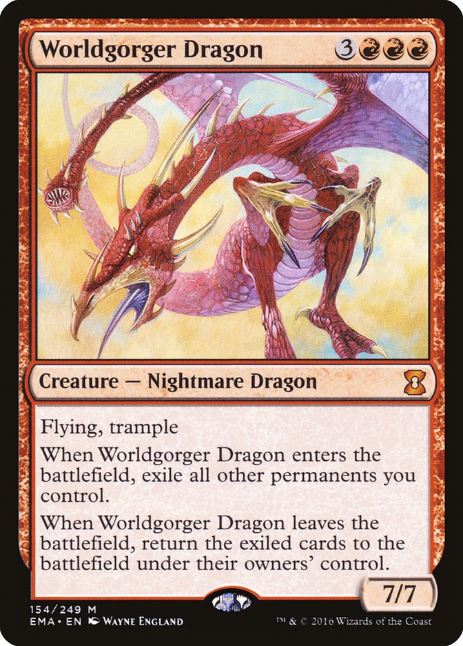 Magic the Gathering Card - Worldgorger Dragon - MTG Circle