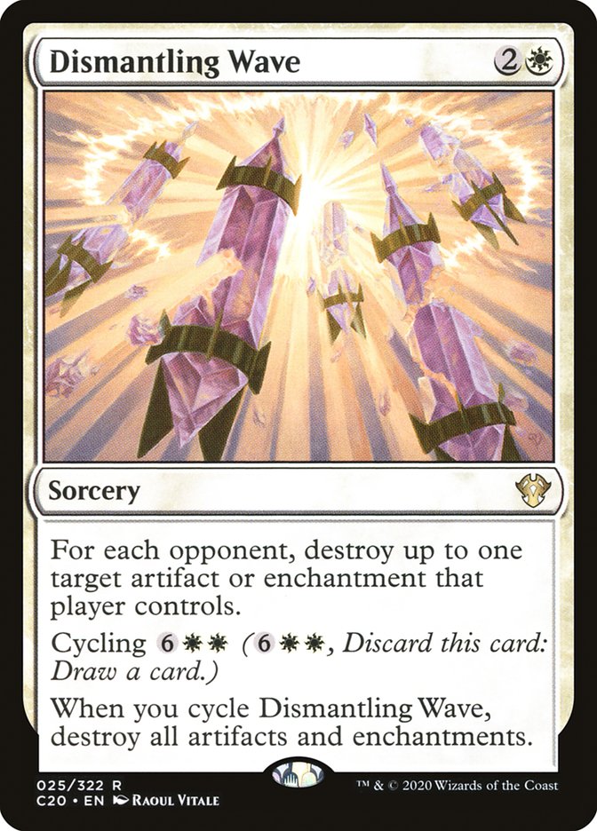 Magic the Gathering Card - Dismantling Wave - MTG Circle