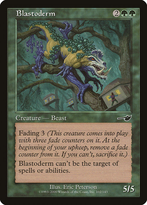 Magic the Gathering Card - Blastoderm - MTG Circle