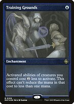 Magic the Gathering Card - Training Grounds - MTG Circle