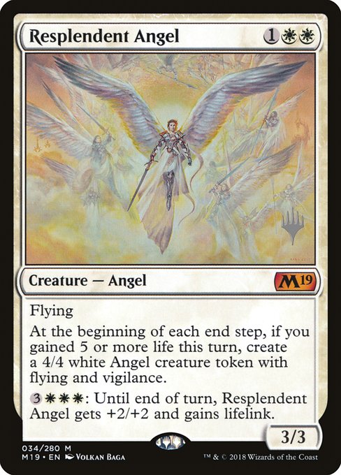 Magic the Gathering Card - Resplendent Angel - MTG Circle