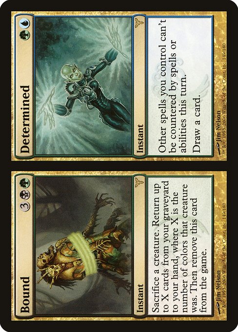 Magic the Gathering Card - Bound // Determined - MTG Circle
