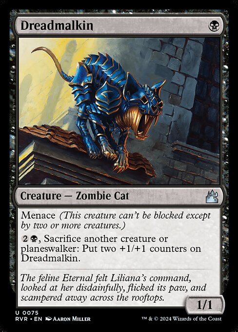 Magic the Gathering Card - Dreadmalkin - MTG Circle