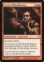 Magic the Gathering Card - Curse of Bloodletting - MTG Circle