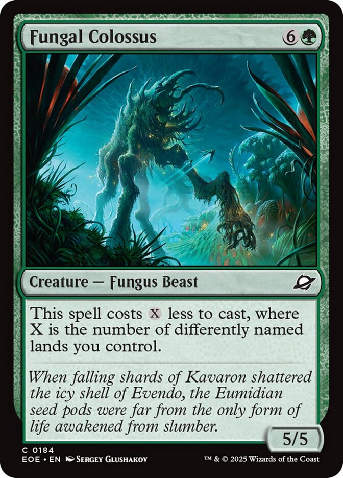 Magic the Gathering Card - Fungal Colossus - MTG Circle