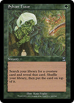 Magic the Gathering Card - Sylvan Tutor - MTG Circle