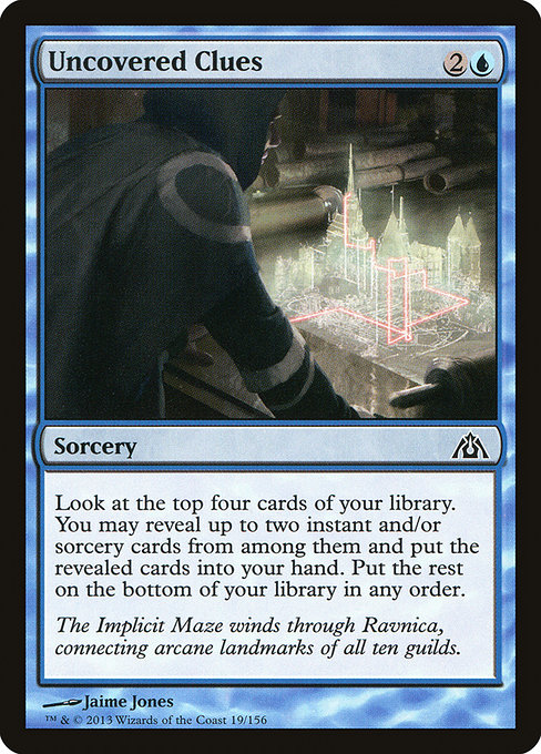 Magic the Gathering Card - Uncovered Clues - MTG Circle