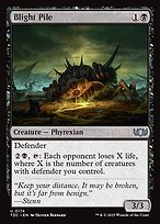 Magic the Gathering Card - Blight Pile - MTG Circle