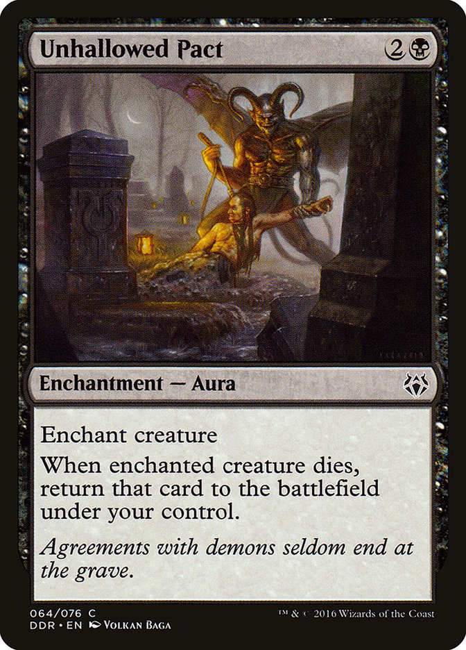Magic the Gathering Card - Unhallowed Pact - MTG Circle