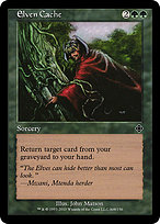 Magic the Gathering Card - Elven Cache - MTG Circle