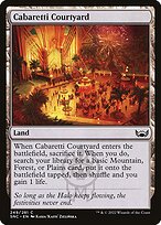 Magic the Gathering Card - Cabaretti Courtyard - MTG Circle