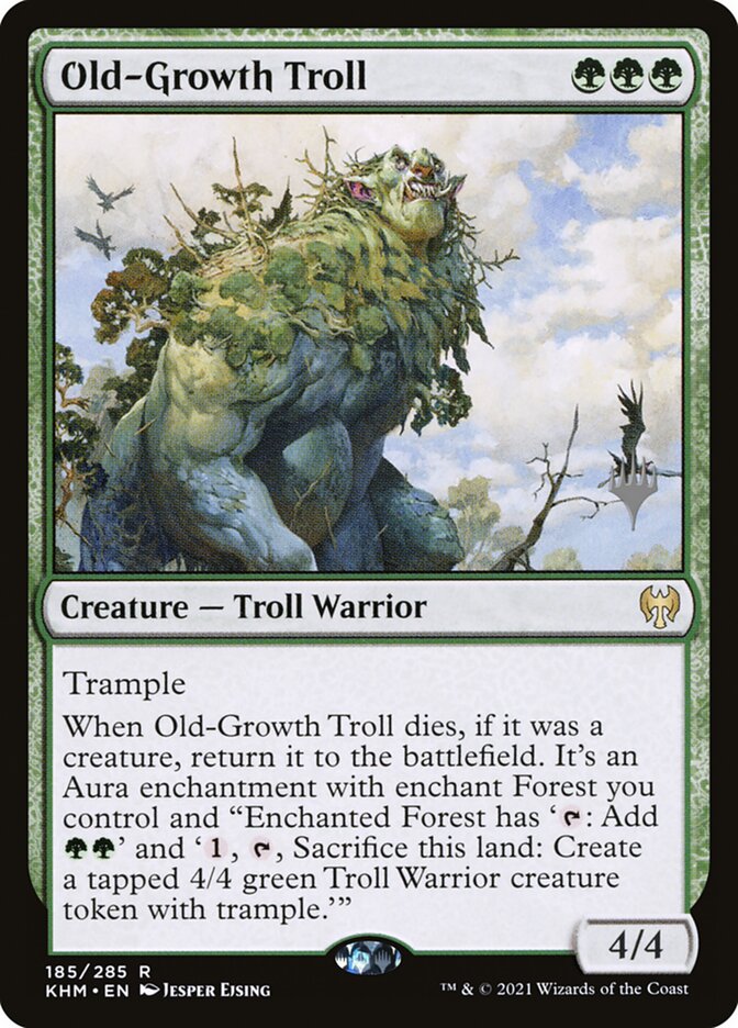 Magic the Gathering Card - Old-Growth Troll - MTG Circle