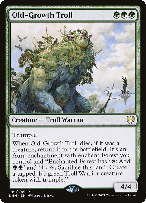 Magic the Gathering Card - Old-Growth Troll - MTG Circle