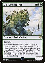 Magic the Gathering Card - Old-Growth Troll - MTG Circle