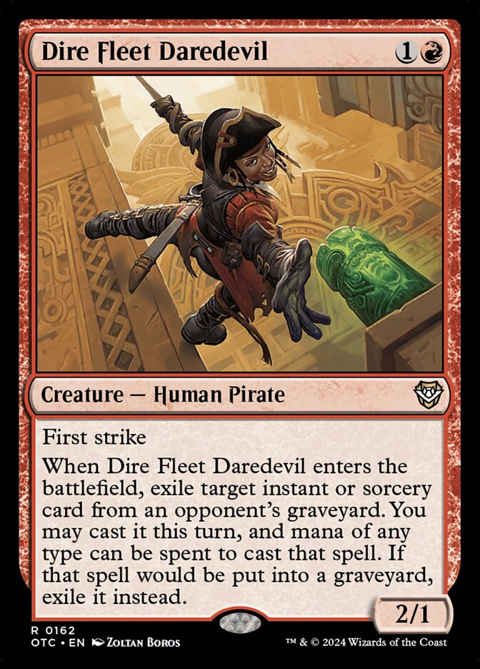 Magic the Gathering Card - Dire Fleet Daredevil - MTG Circle