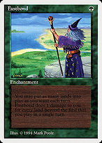 Magic the Gathering Card - Fastbond - MTG Circle
