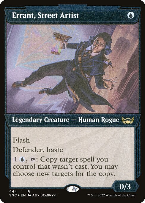 Magic the Gathering Card - Errant, Street Artist - MTG Circle