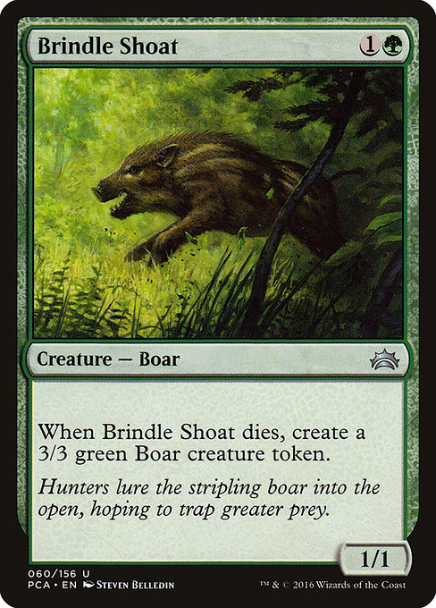 Magic the Gathering Card - Brindle Shoat - MTG Circle