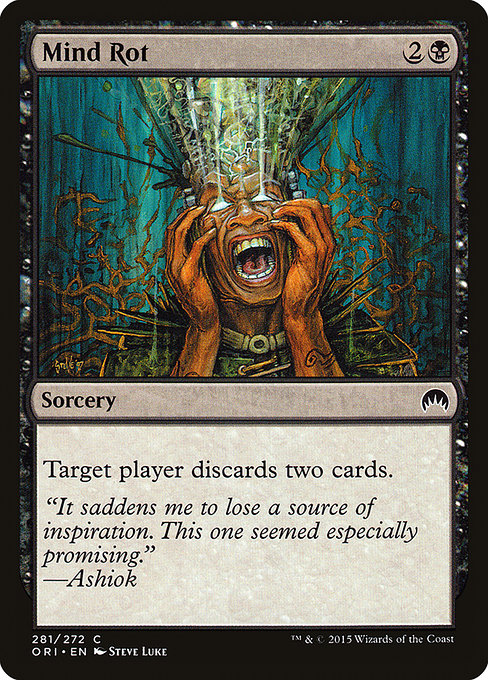 Magic the Gathering Card - Mind Rot - MTG Circle