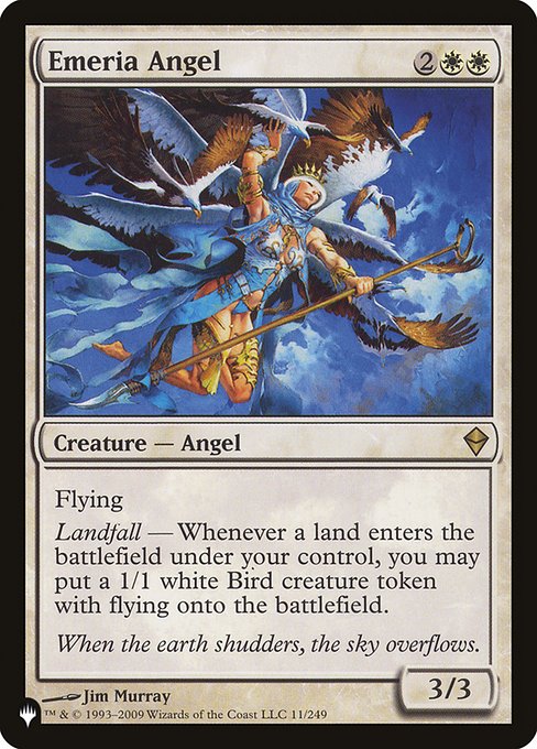 Magic the Gathering Card - Emeria Angel - MTG Circle