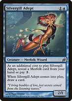 Magic the Gathering Card - Silvergill Adept - MTG Circle