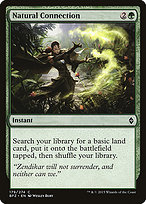Magic the Gathering Card - Natural Connection - MTG Circle