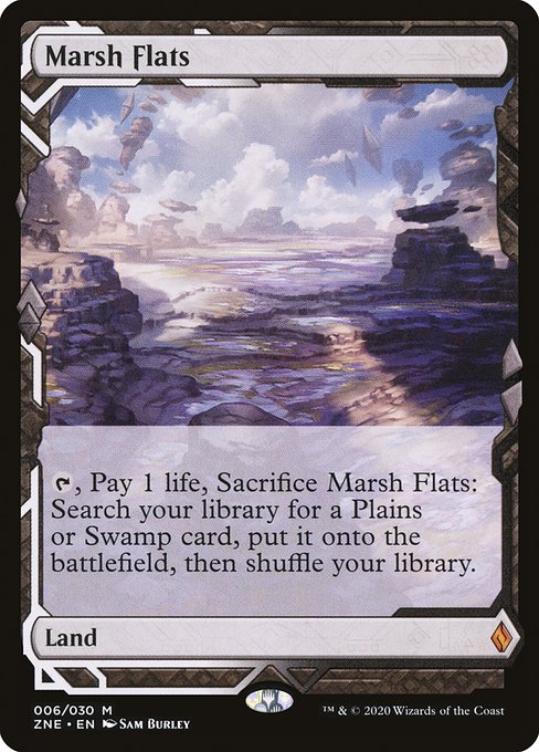 Magic the Gathering Card - Marsh Flats - MTG Circle