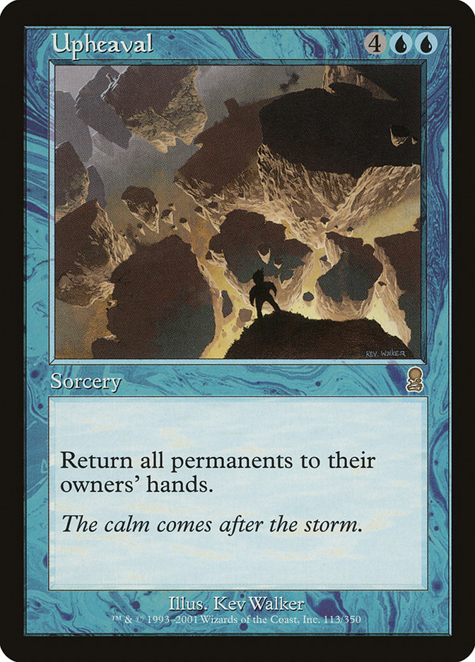 Magic the Gathering Card - Upheaval - MTG Circle