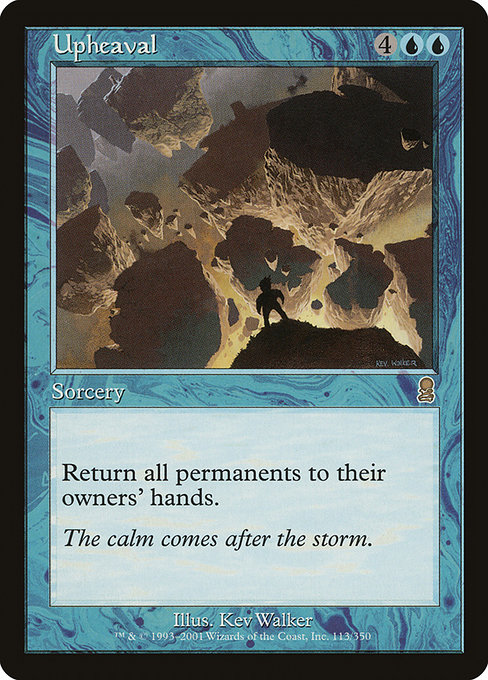 Magic the Gathering Card - Upheaval - MTG Circle