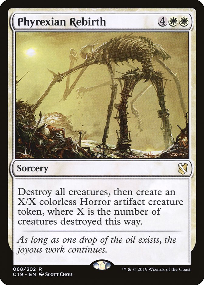Magic the Gathering Card - Phyrexian Rebirth - MTG Circle