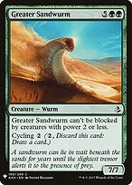 Magic the Gathering Card - Greater Sandwurm - MTG Circle