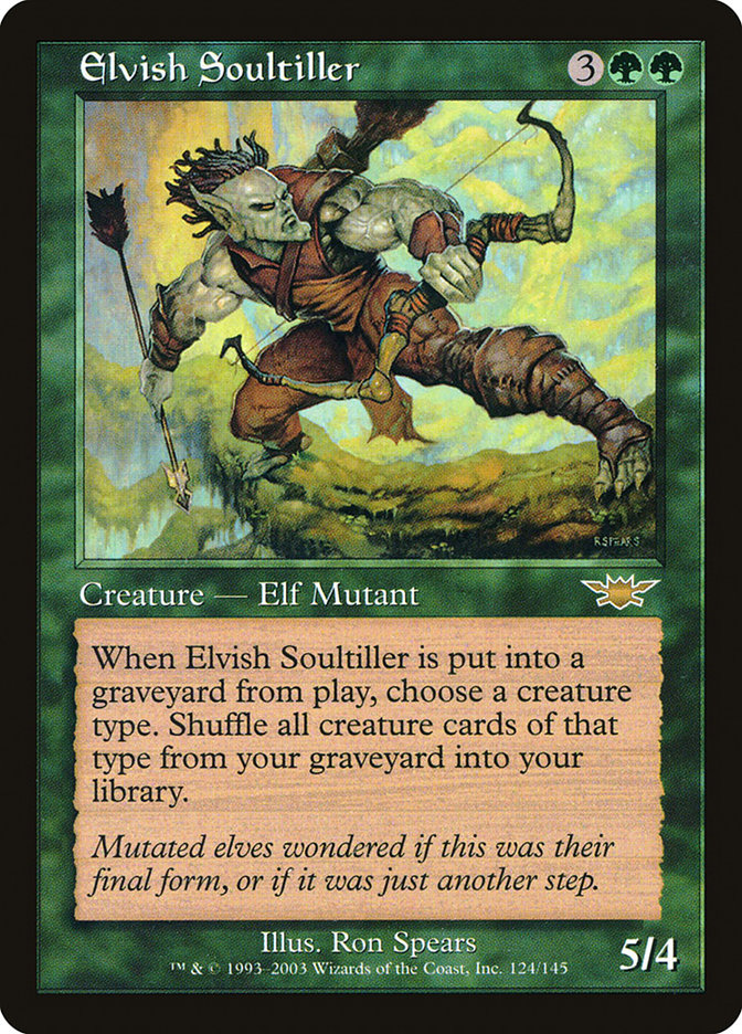 Magic the Gathering Card - Elvish Soultiller - MTG Circle