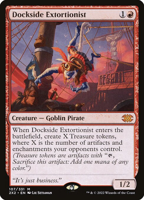 Magic the Gathering Card - Dockside Extortionist - MTG Circle