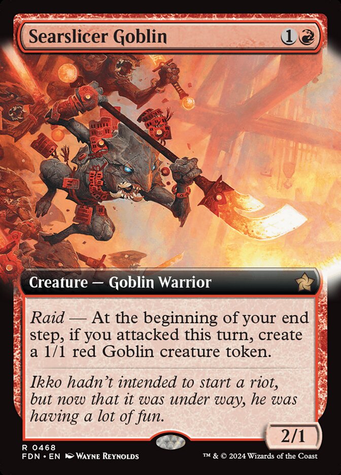 Magic the Gathering Card - Searslicer Goblin - MTG Circle