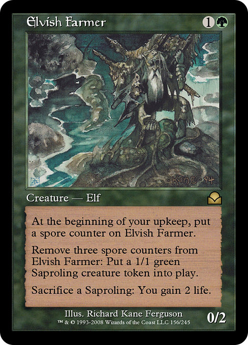 Magic the Gathering Card - Elvish Farmer - MTG Circle
