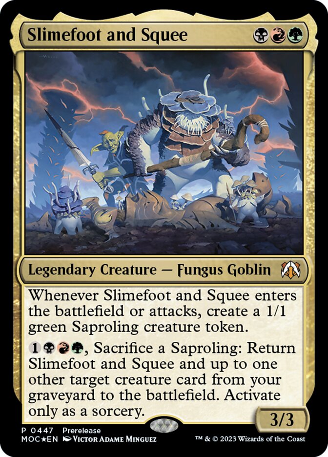 Magic the Gathering Card - Slimefoot and Squee - MTG Circle