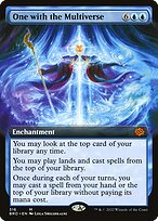 Magic the Gathering Card - One with the Multiverse - MTG Circle