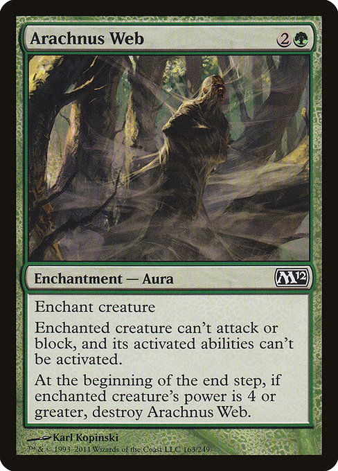 Magic the Gathering Card - Arachnus Web - MTG Circle