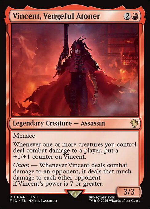 Magic the Gathering Card - Vincent, Vengeful Atoner - MTG Circle