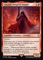 Magic the Gathering Card - Vincent, Vengeful Atoner - MTG Circle