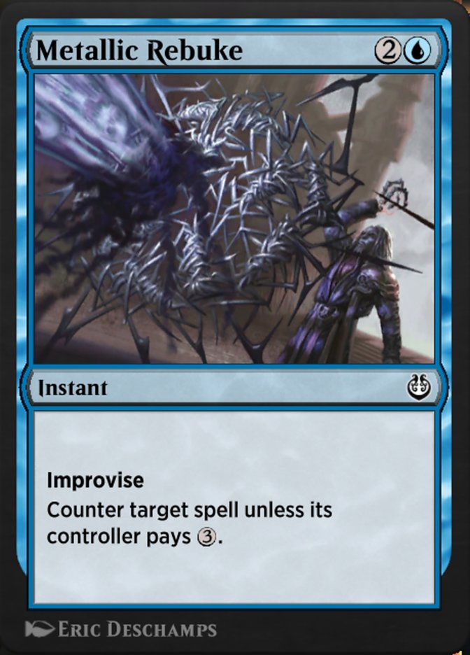 Magic the Gathering Card - Metallic Rebuke - MTG Circle