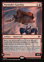 Magic the Gathering Card - Warmaker Gunship - MTG Circle