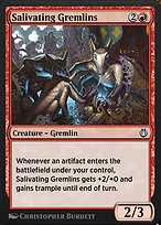 Magic the Gathering Card - Salivating Gremlins - MTG Circle
