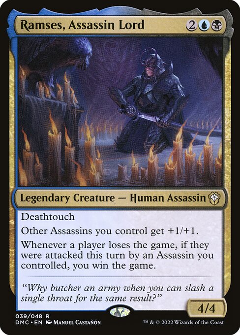 Magic the Gathering Card - Ramses, Assassin Lord - MTG Circle
